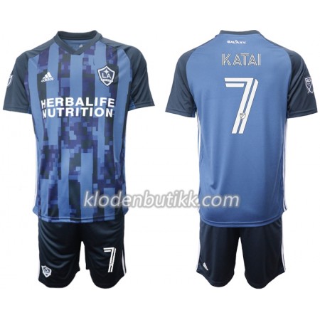 Los Angeles Galaxy Katai 7 Barn Bortedraktsett 2020-2021 Kortermet (+ Korte bukser)